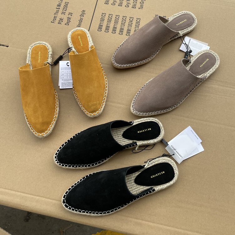 Baotou Muller Slippers Pointed Shoes 2021 Fishermen..
